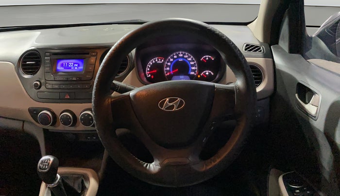 2014 Hyundai Grand i10 SPORTZ 1.2 KAPPA VTVT, Petrol, Manual, 1,00,120 km, Steering Wheel Close Up