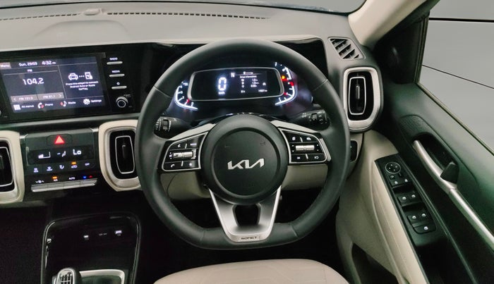 2024 KIA SONET HTX 1.0 TURBO PETROL IMT, Petrol, Manual, 14,621 km, Steering Wheel Close Up