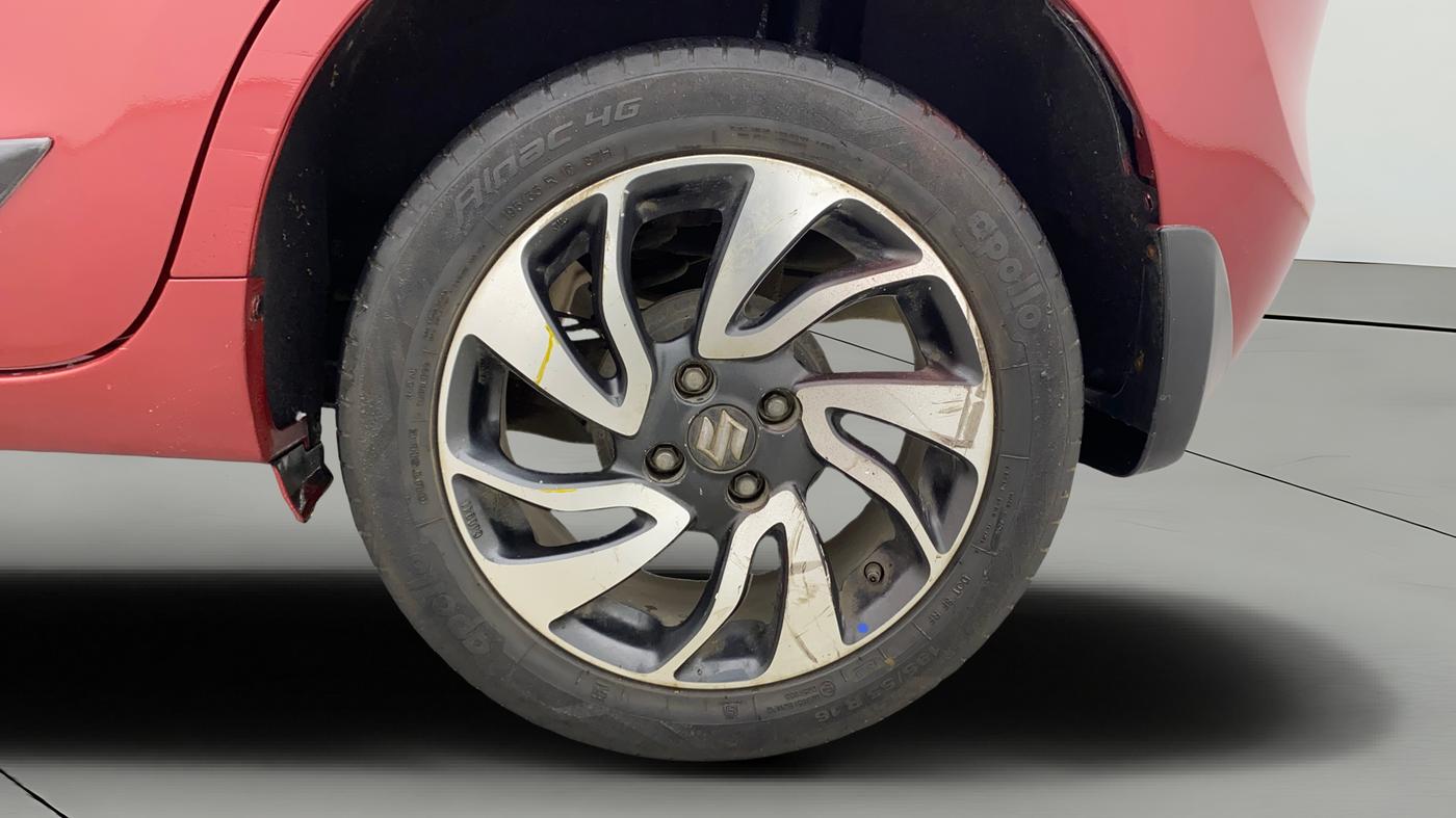 2019 Maruti Baleno ALPHA CVT PETROL 1.2, Petrol, Automatic, 74,402 km, Left Rear Wheel