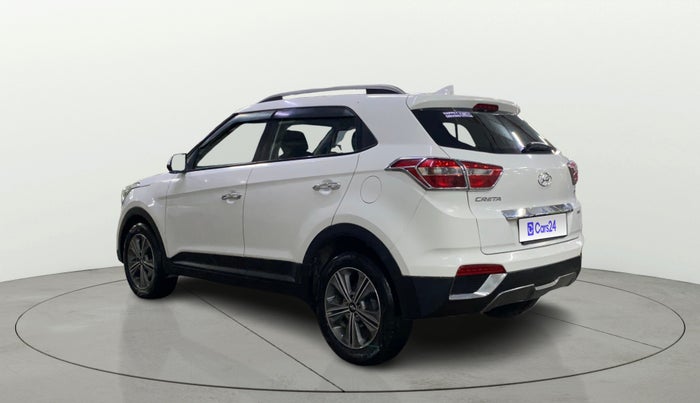 2018 Hyundai Creta SX PLUS AT 1.6 DIESEL, Diesel, Automatic, 96,448 km, Left Back Diagonal