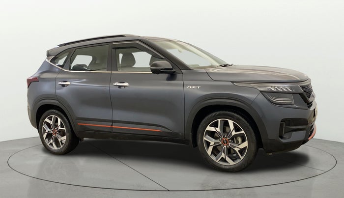 2022 KIA SELTOS X LINE 1.4 PETROL DCT, Petrol, Automatic, 33,533 km, Right Front Diagonal