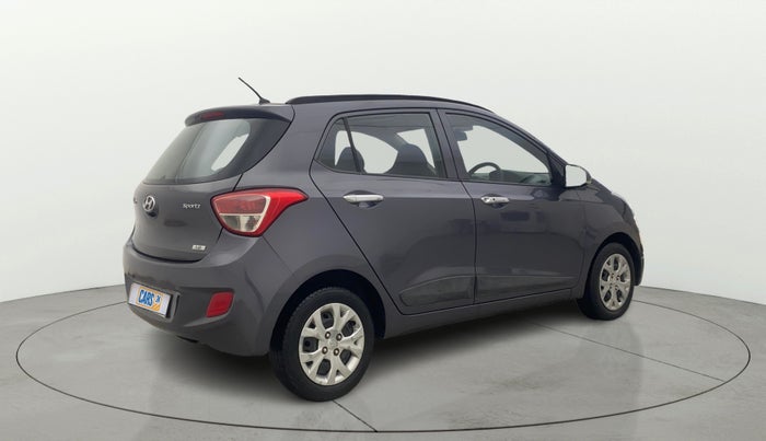 2014 Hyundai Grand i10 SPORTZ 1.2 KAPPA VTVT, Petrol, Manual, 60,381 km, Right Back Diagonal