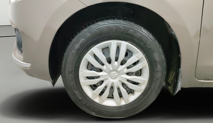2017 Maruti Dzire VXI, CNG, Manual, 73,370 km, Left Front Wheel