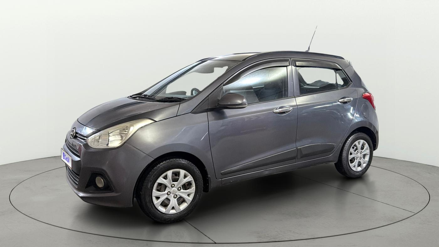 2015 Hyundai Grand i10 SPORTZ 1.2 KAPPA VTVT, Petrol, Manual, 68,157 km, Left Front Diagonal
