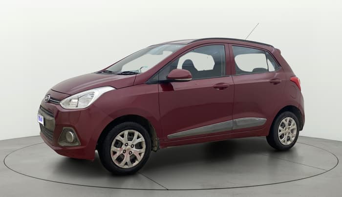 2015 Hyundai Grand i10 SPORTZ 1.2 KAPPA VTVT, Petrol, Manual, 68,655 km, Left Front Diagonal