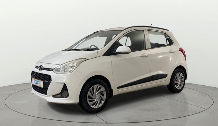 2017 Hyundai Grand i10 SPORTZ (O) 1.2 KAPPA VTVT, Petrol, Manual, 60,417 km, Left Front Diagonal