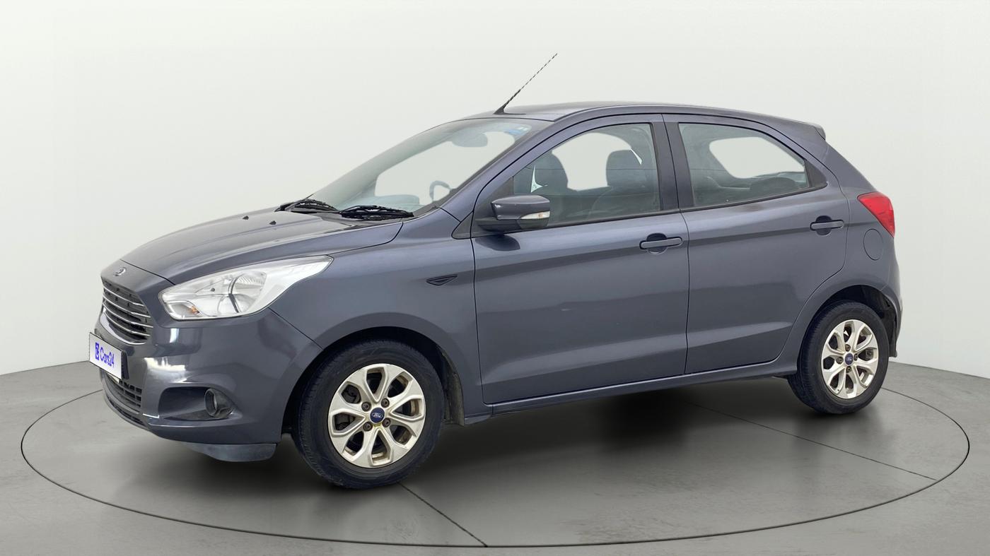 2017 Ford New Figo TITANIUM 1.2 PETROL MT, Petrol, Manual, 70,436 km, Left Front Diagonal