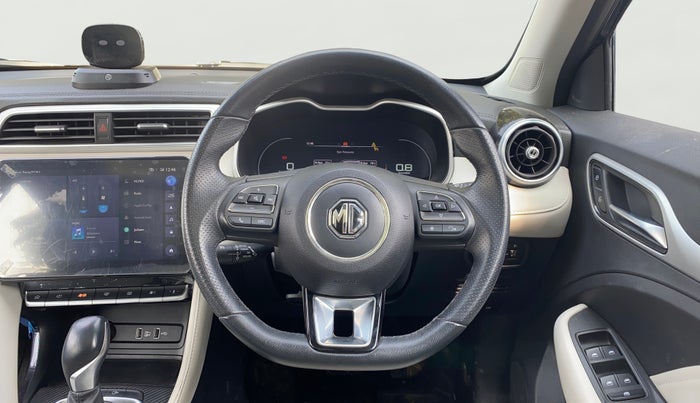 2022 MG ASTOR SHARP 1.5 CVT, Petrol, Automatic, 10,840 km, Steering Wheel Close Up