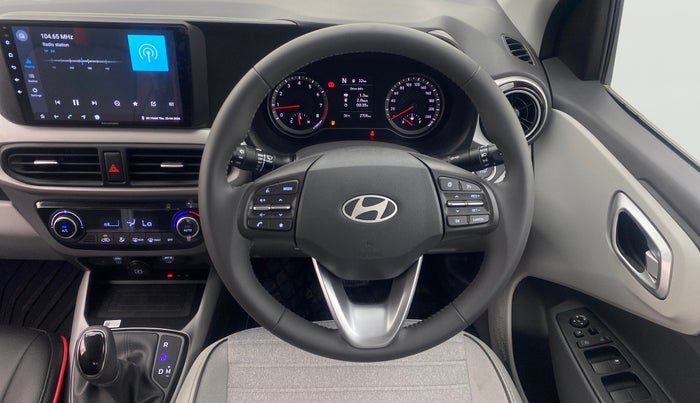 2025 Hyundai GRAND I10 NIOS ASTA AMT 1.2 KAPPA VTVT, Petrol, Automatic, 2,707 km, Steering Wheel Close Up