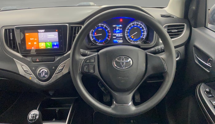 2021 Toyota Glanza G, Petrol, Manual, 24,718 km, Steering Wheel Close Up