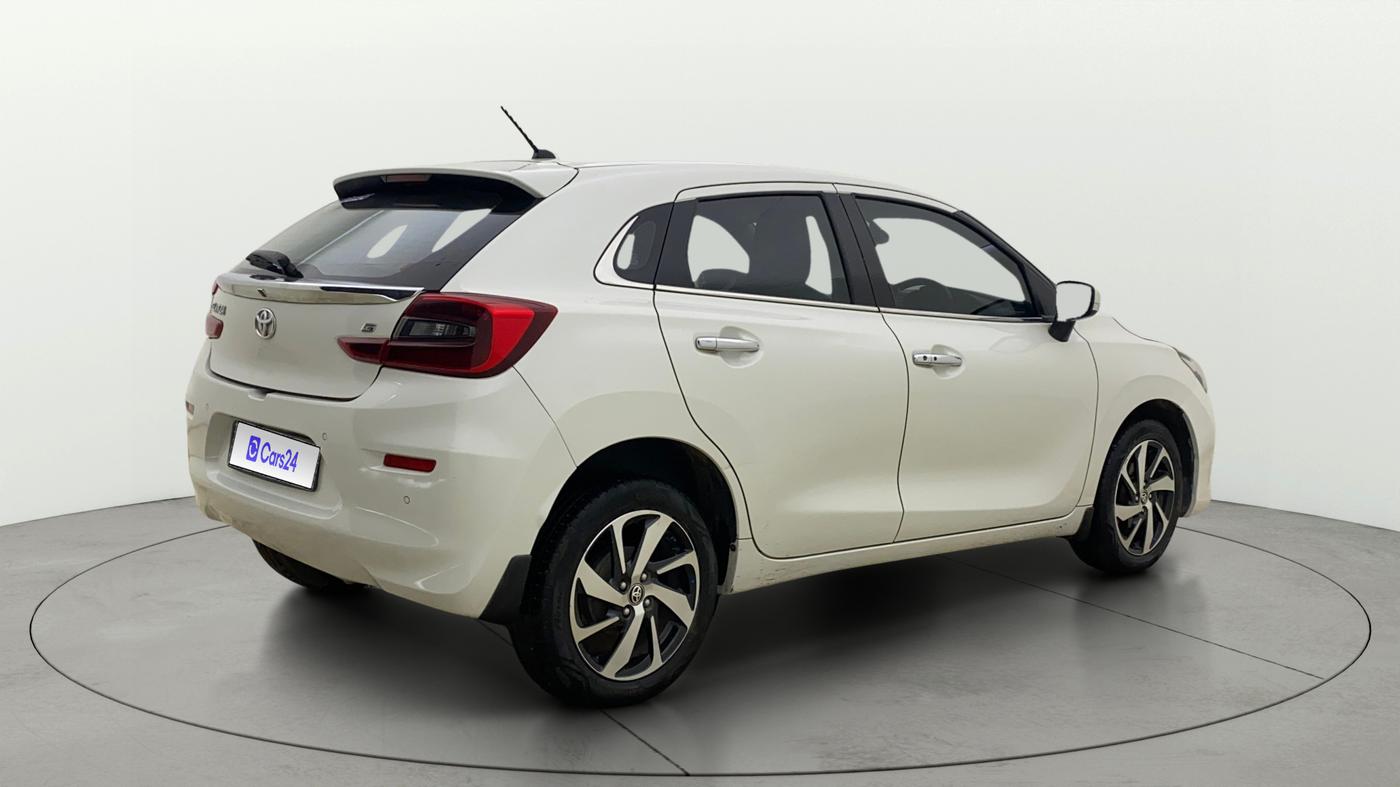 2023 Toyota Glanza G AMT, Petrol, Automatic, 1,31,108 km, Right Back Diagonal