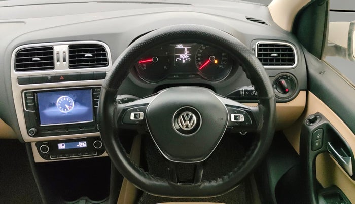 2017 Volkswagen Ameo HIGHLINE1.2L PLUS 16 ALLOY, Petrol, Manual, 95,740 km, Steering Wheel Close Up