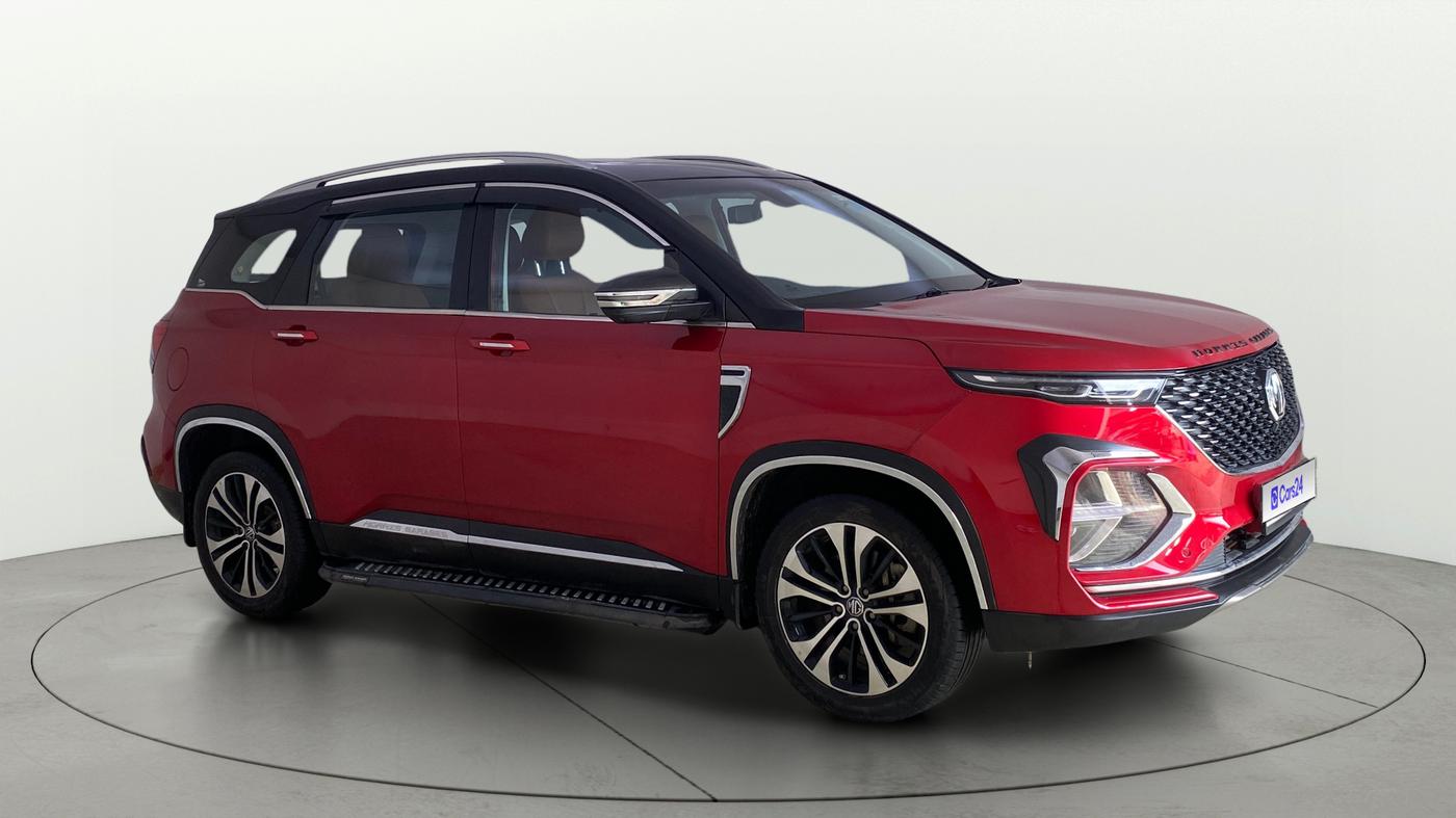 2022 MG HECTOR PLUS SHARP 1.5 PETROL TURBO HYBRID MT 6-STR, Petrol, Manual, 23,384 km, Right Front Diagonal