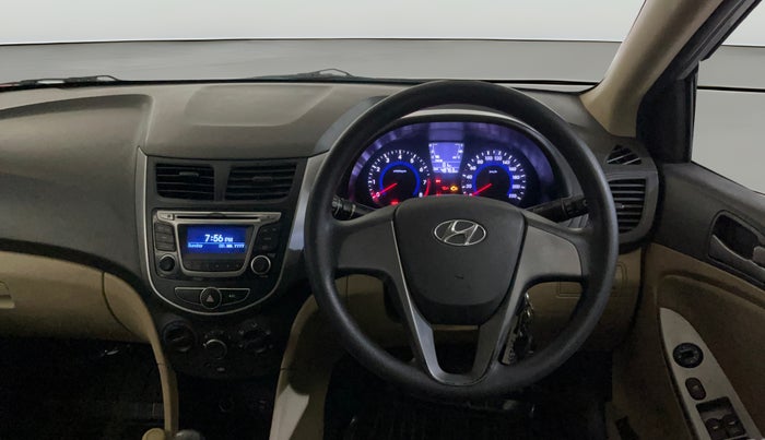 2015 Hyundai Verna FLUIDIC 4S 1.4 VTVT, Petrol, Manual, 48,762 km, Steering Wheel Close Up
