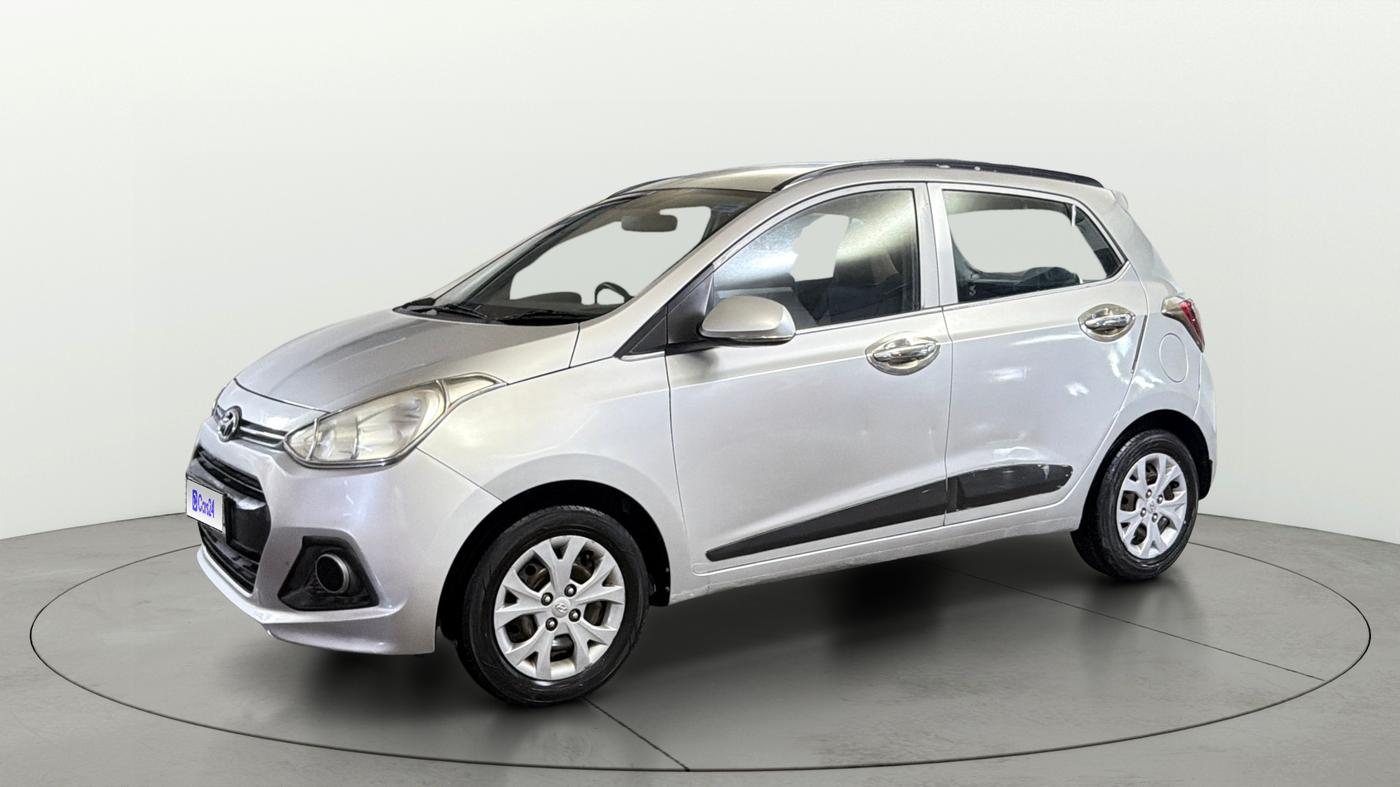 2016 Hyundai Grand i10 SPORTZ 1.2 KAPPA VTVT, Petrol, Manual, 83,389 km, Left Front Diagonal