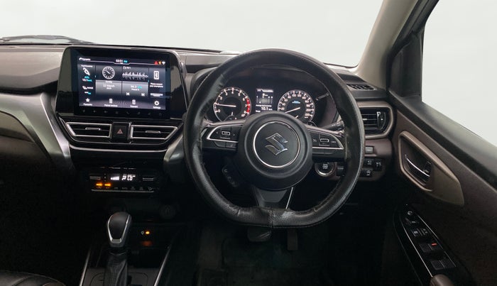 2023 Maruti FRONX ALPHA 1.0L TURBO 6 AT, Petrol, Automatic, 28,983 km, Steering Wheel Close Up