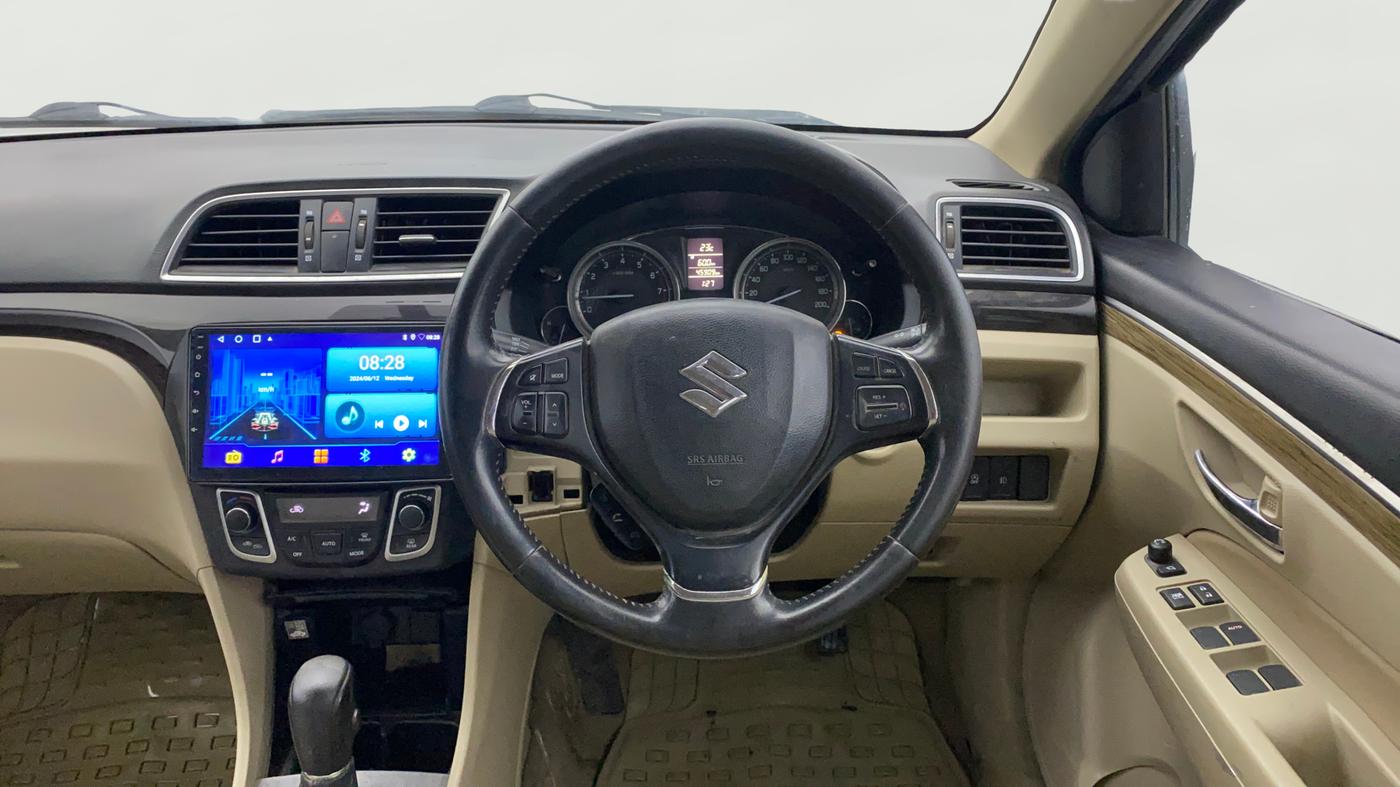 2018 Maruti Ciaz ALPHA  AT 1.4  PETROL, Petrol, Automatic, 45,825 km, Steering Wheel Close Up