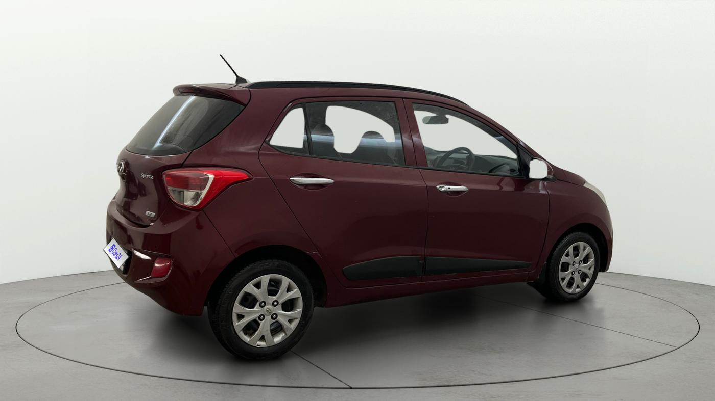 2014 Hyundai Grand i10 SPORTZ 1.2 KAPPA VTVT, Petrol, Manual, 93,042 km, Right Back Diagonal