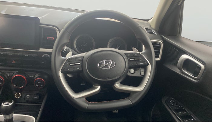 2021 Hyundai VENUE SX PLUS 1.0 TURBO DCT DUAL TONE, Petrol, Automatic, 53,489 km, Steering Wheel Close Up