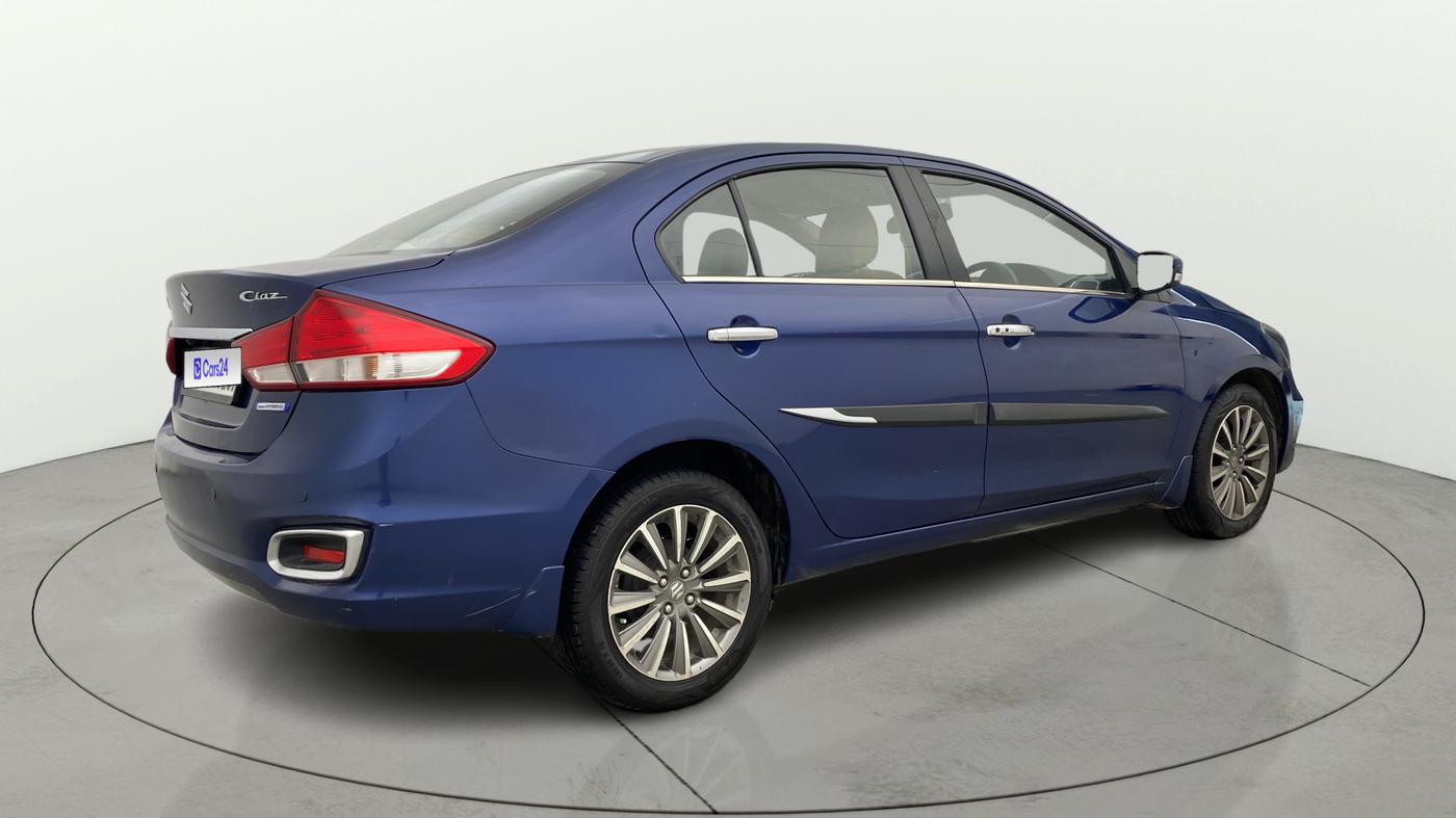 2019 Maruti Ciaz ALPHA  AT 1.5 SHVS PETROL, Petrol, Automatic, 62,464 km, Right Back Diagonal