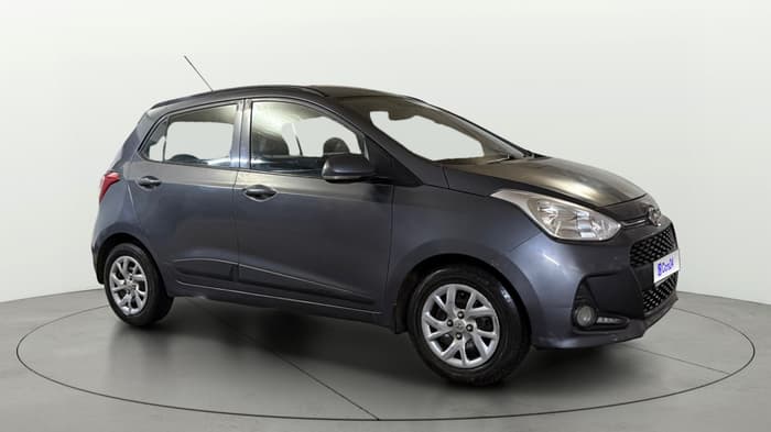 2017 Hyundai Grand i10 SPORTZ (O) 1.2 KAPPA VTVT, CNG, Manual, 80,850 km, Right Front Diagonal
