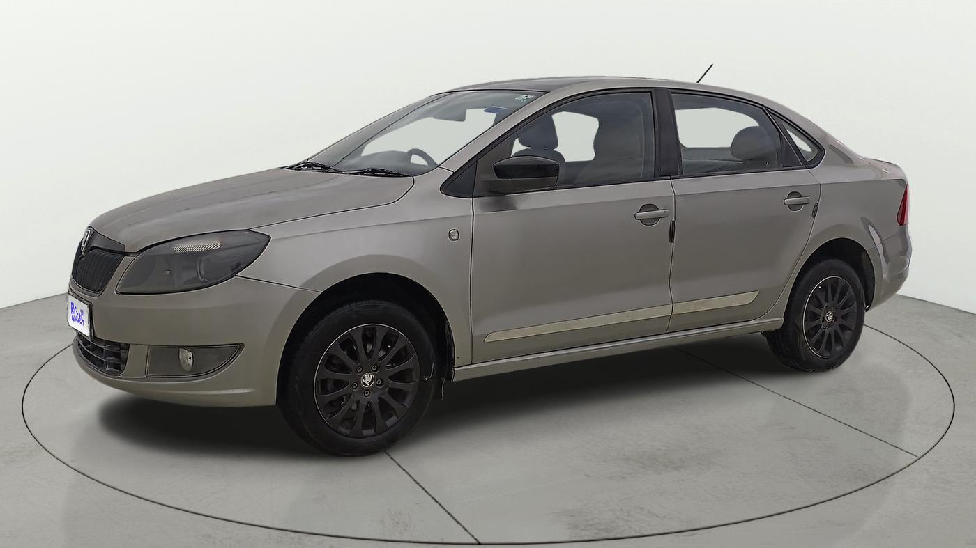 2015 Skoda Rapid ELEGANCE 1.6 MPI MT, Petrol, Manual, 98,452 km, Left Front Diagonal