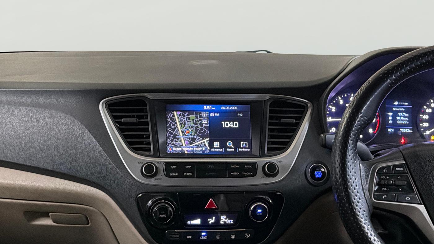 2019 Hyundai Verna 1.6 VTVT SX, CNG, Manual, 75,188 km, Air Conditioner