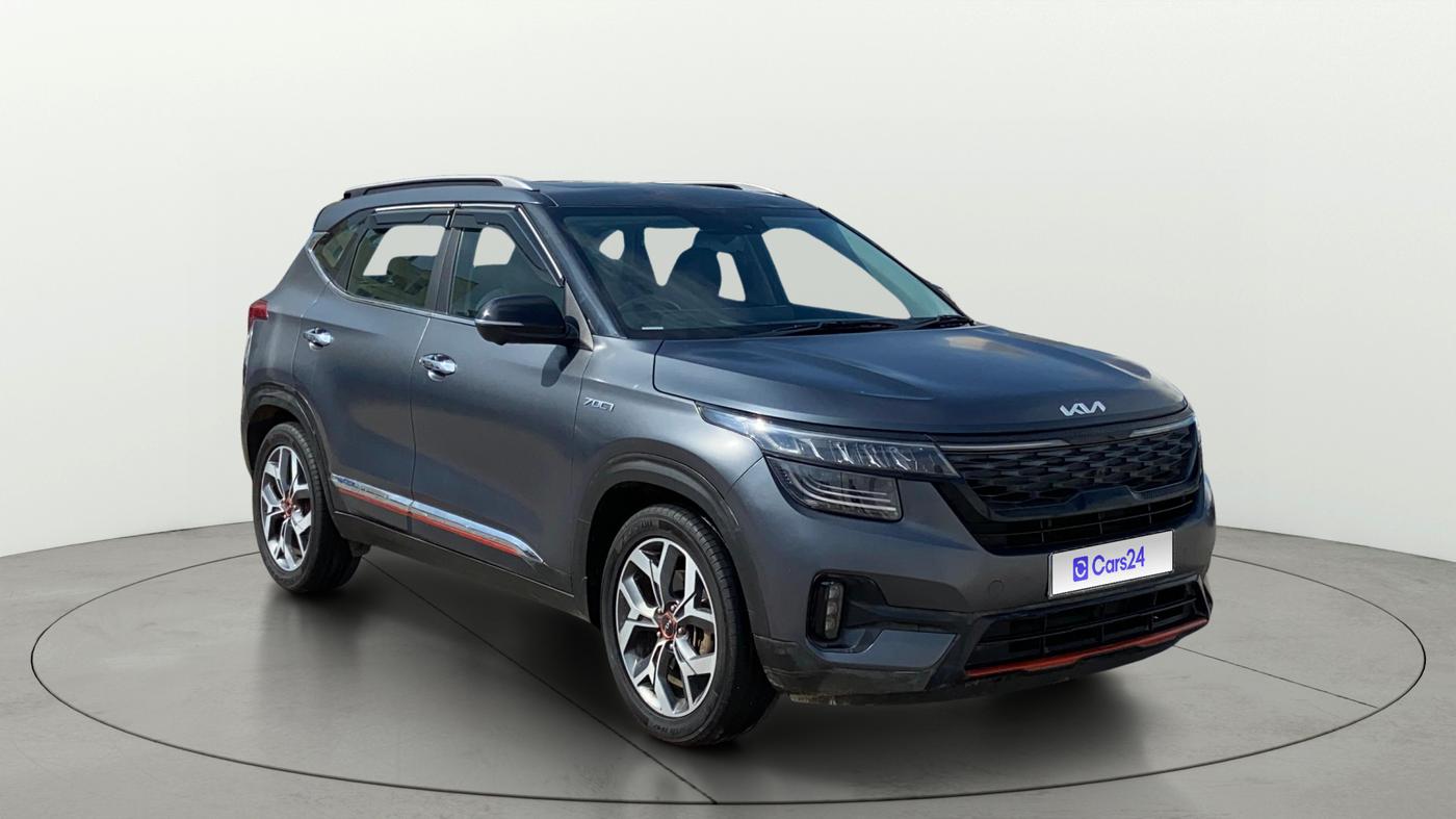 2022 KIA SELTOS X LINE 1.4 DCT, Petrol, Automatic, 83,632 km, Right Front Diagonal
