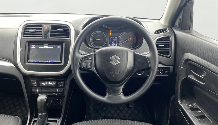 2022 Maruti Vitara Brezza VXI AT SHVS, Petrol, Automatic, 28,419 km, Steering Wheel Close Up