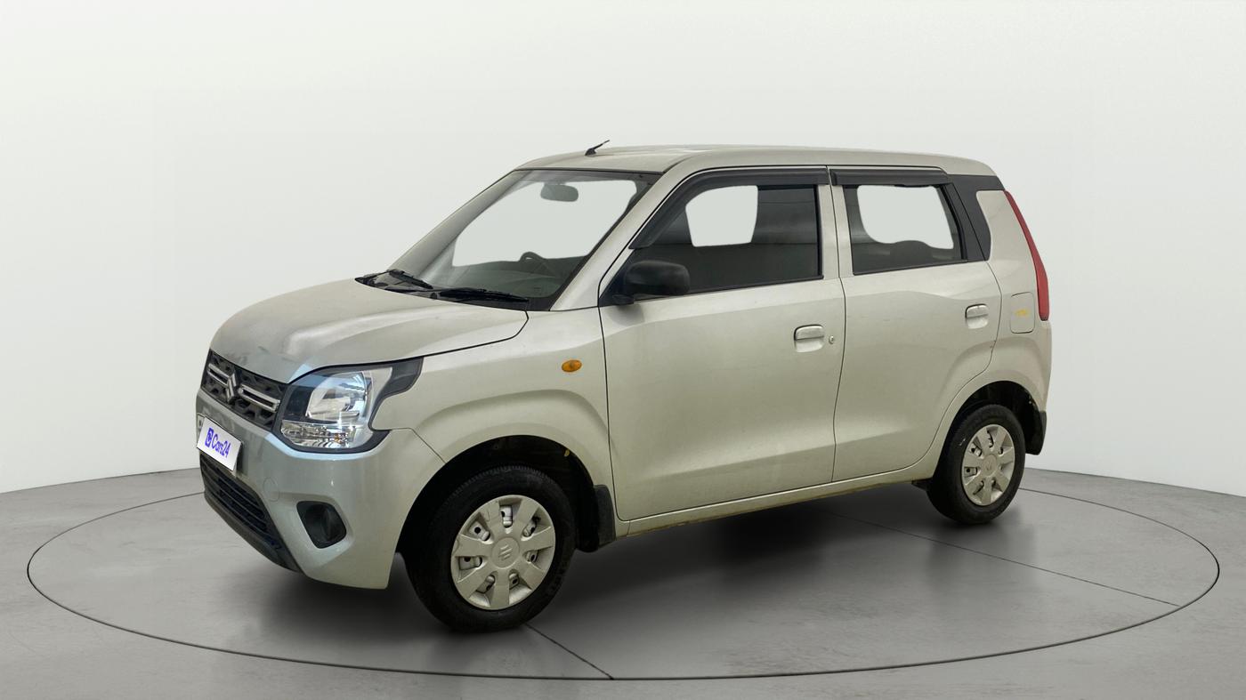 2021 Maruti New Wagon-R LXI CNG 1.0, CNG, Manual, 45,530 km, Left Front Diagonal
