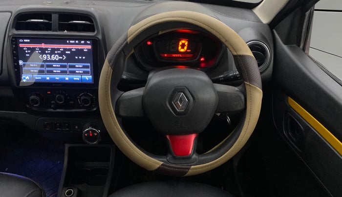 2018 Renault Kwid RXT 1.0 AMT, Petrol, Automatic, 42,644 km, Steering Wheel Close Up