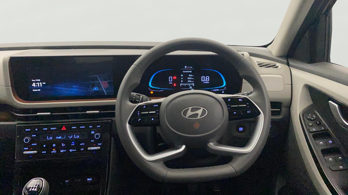 2024 Hyundai Creta SX 1.5 PETROL, Petrol, Manual, 17,085 km, Steering Wheel Close Up