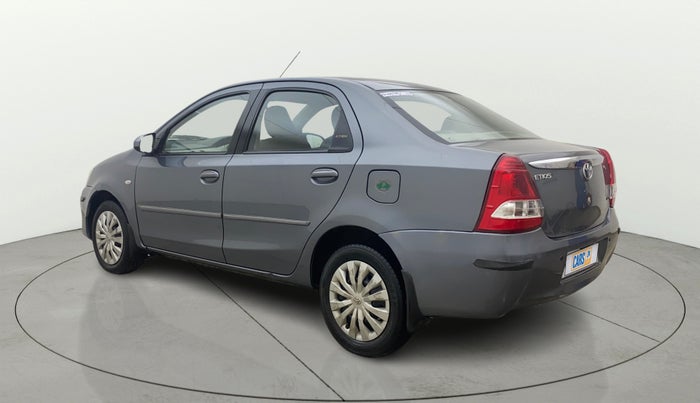 2014 Toyota Etios G, Petrol, Manual, 75,687 km, Left Back Diagonal