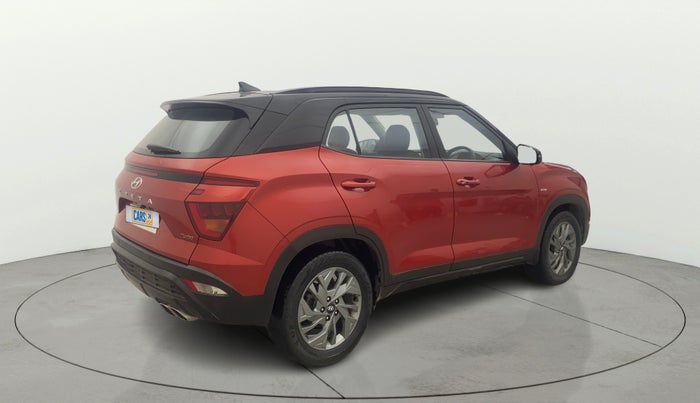 2021 Hyundai Creta SX (O) 1.4 TURBO DCT DUAL TONE, Petrol, Automatic, 64,701 km, Right Back Diagonal