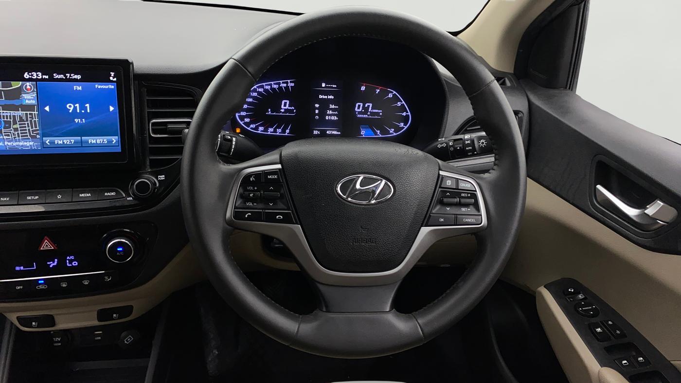 2021 Hyundai Verna SX (O)1.5 VTVT, Petrol, Manual, 43,157 km, Steering Wheel Close Up