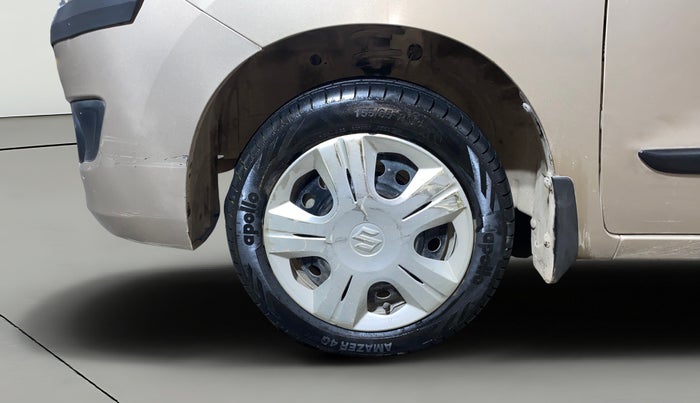 2013 Maruti Wagon R 1.0 VXI, Petrol, Manual, 18,175 km, Left Front Wheel