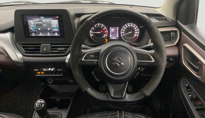 2023 Maruti FRONX DELTA PLUS 1.2MT, Petrol, Manual, 1,11,061 km, Steering Wheel Close Up