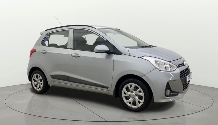 2018 Hyundai Grand i10 SPORTZ 1.2 KAPPA VTVT, Petrol, Manual, 20,759 km, Right Front Diagonal