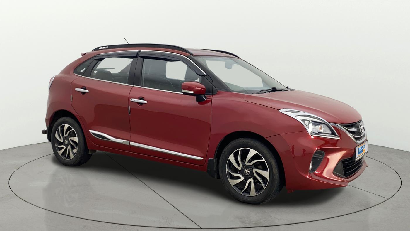 2019 Toyota Glanza G CVT, Petrol, Automatic, 51,972 km, Right Front Diagonal