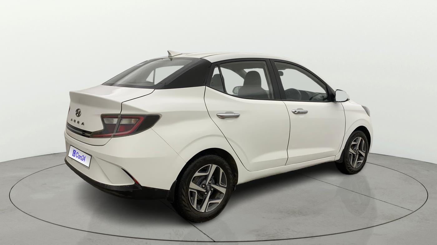 2021 Hyundai AURA SX 1.2, Petrol, Manual, 1,16,017 km, Right Back Diagonal