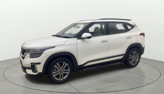 2020 KIA SELTOS HTX IVT 1.5 PETROL, Petrol, Automatic, 76,587 km, Left Front Diagonal