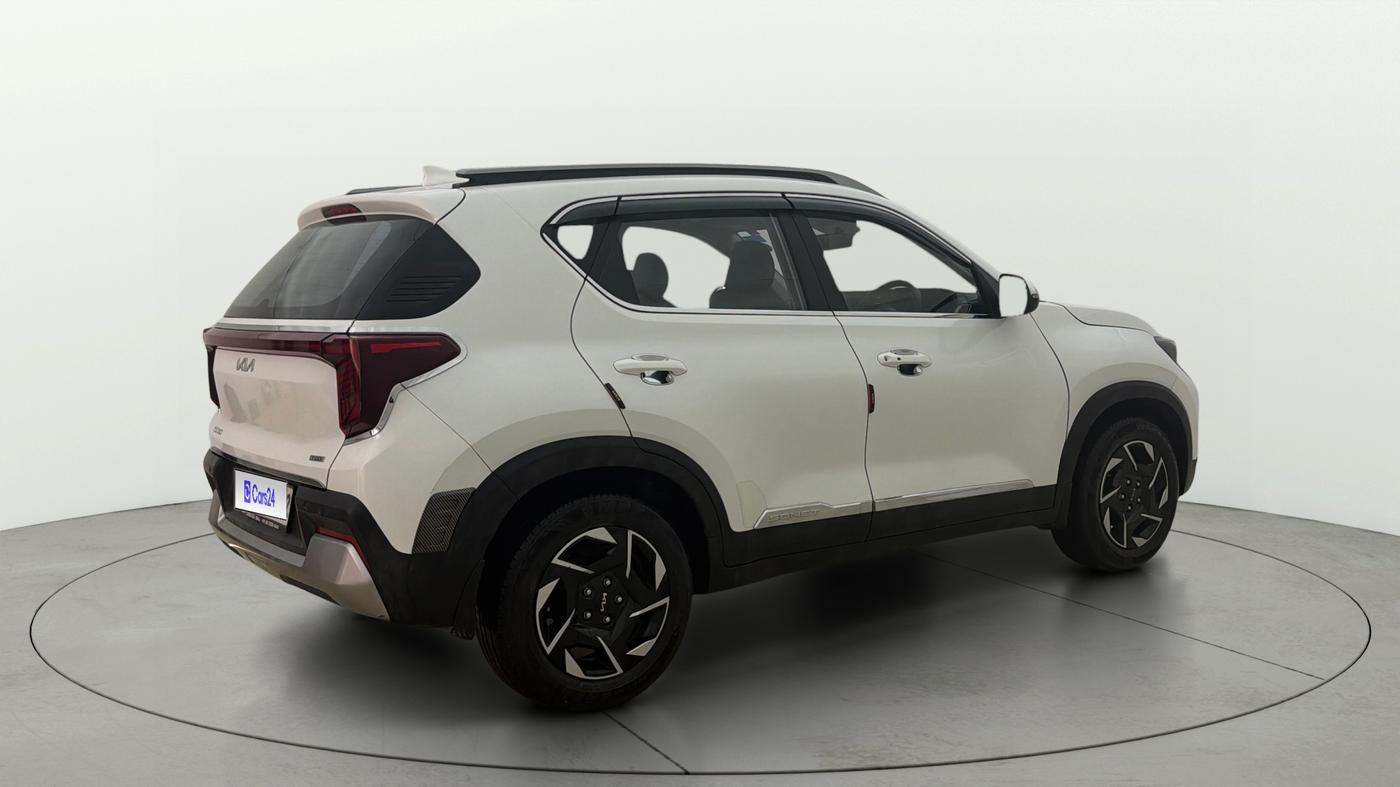 2024 KIA SONET HTK PLUS 1.0 TURBO PETROL IMT, Petrol, Manual, 27,009 km, Right Back Diagonal
