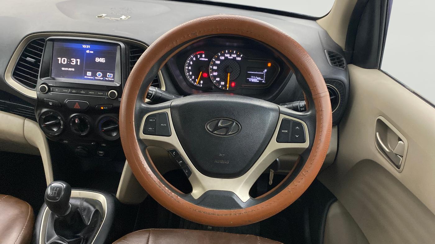 2018 Hyundai NEW SANTRO SPORTZ MT, Petrol, Manual, 47,889 km, Steering Wheel Close Up