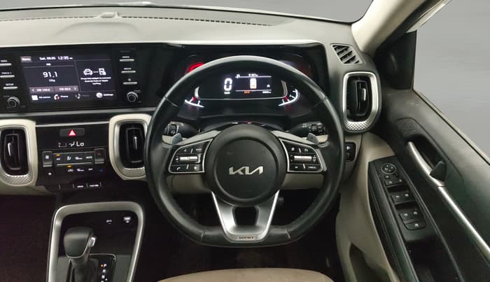 2023 KIA SONET HTX 1.5 AT, Diesel, Automatic, 59,390 km, Steering Wheel Close Up
