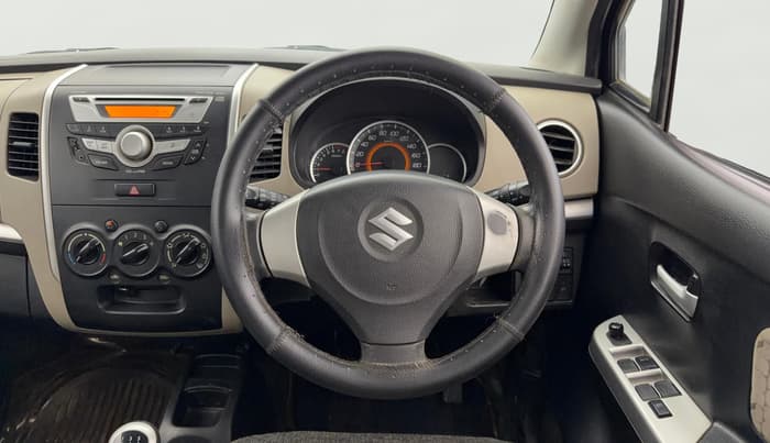 2014 Maruti Wagon R 1.0 VXI, Petrol, Manual, 52,808 km, Steering Wheel Close Up