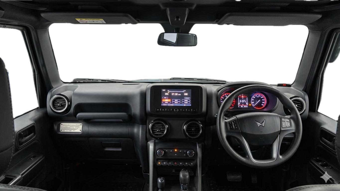 2023 Mahindra Thar LX D AT 4WD HT, Diesel, Automatic, 34,028 km, Dashboard