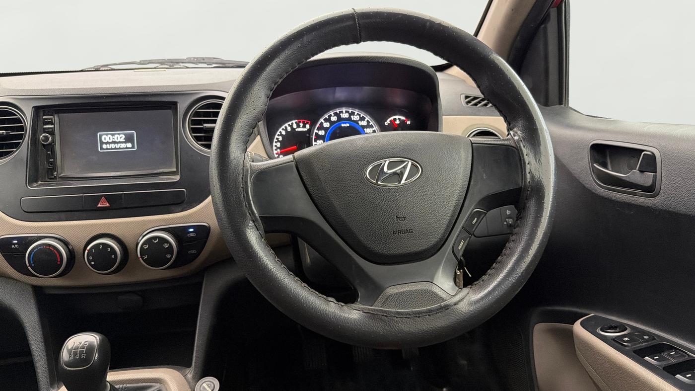 2017 Hyundai Grand i10 MAGNA 1.2 KAPPA VTVT, Petrol, Manual, 57,047 km, Steering Wheel Close Up