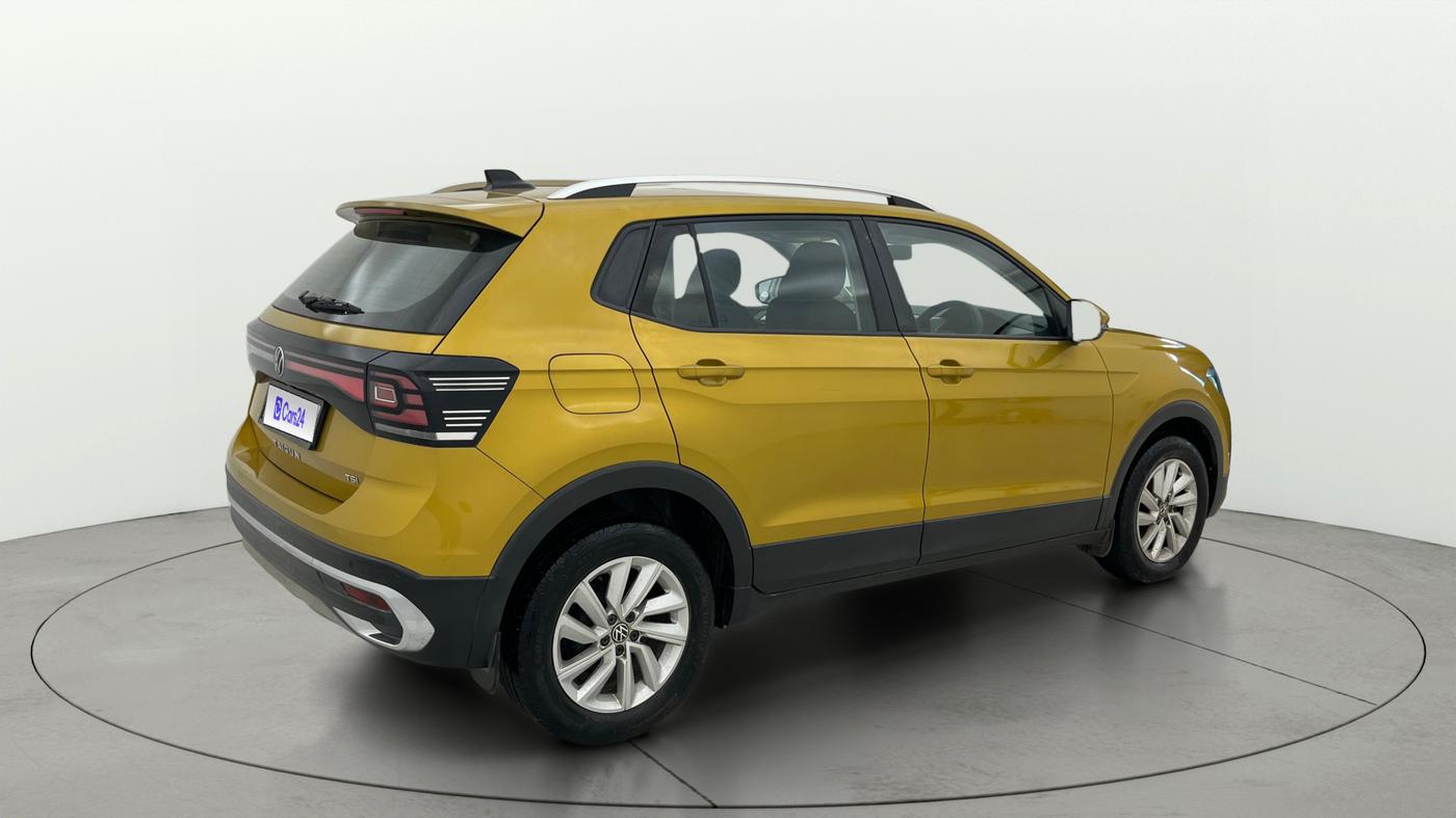 2022 Volkswagen TAIGUN HIGHLINE 1.0 TSI MT, Petrol, Manual, 25,450 km, Right Back Diagonal