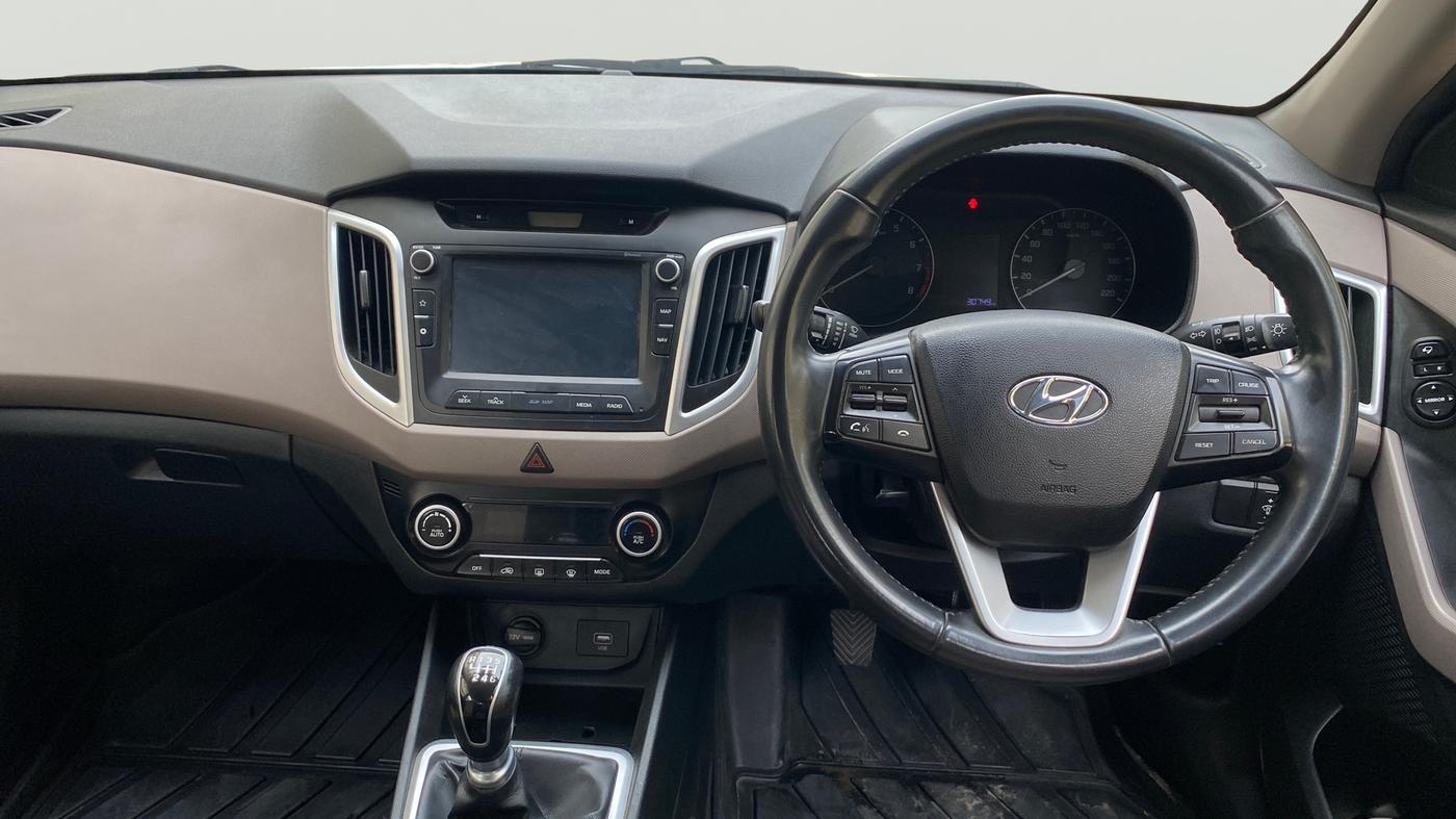 2019 Hyundai Creta SX 1.6 PETROL, Petrol, Manual, 30,749 km, Steering Wheel Close Up