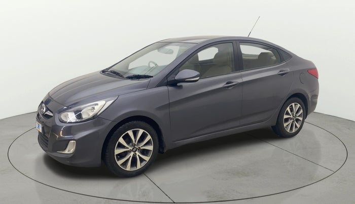 2014 Hyundai Verna FLUIDIC 1.6 CRDI SX, Diesel, Manual, 97,400 km, Left Front Diagonal